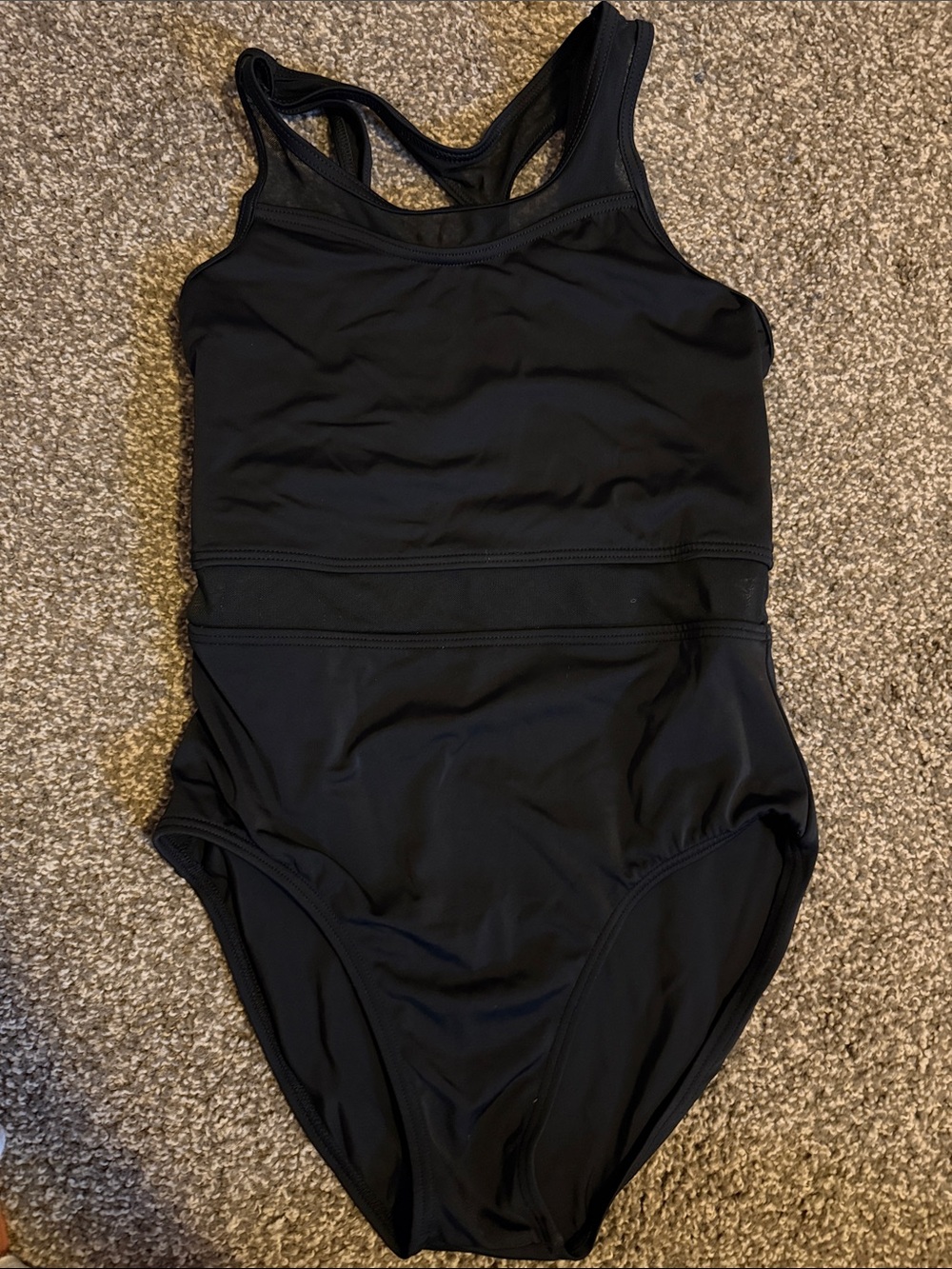 Balera Dance Mesh Black Leotard